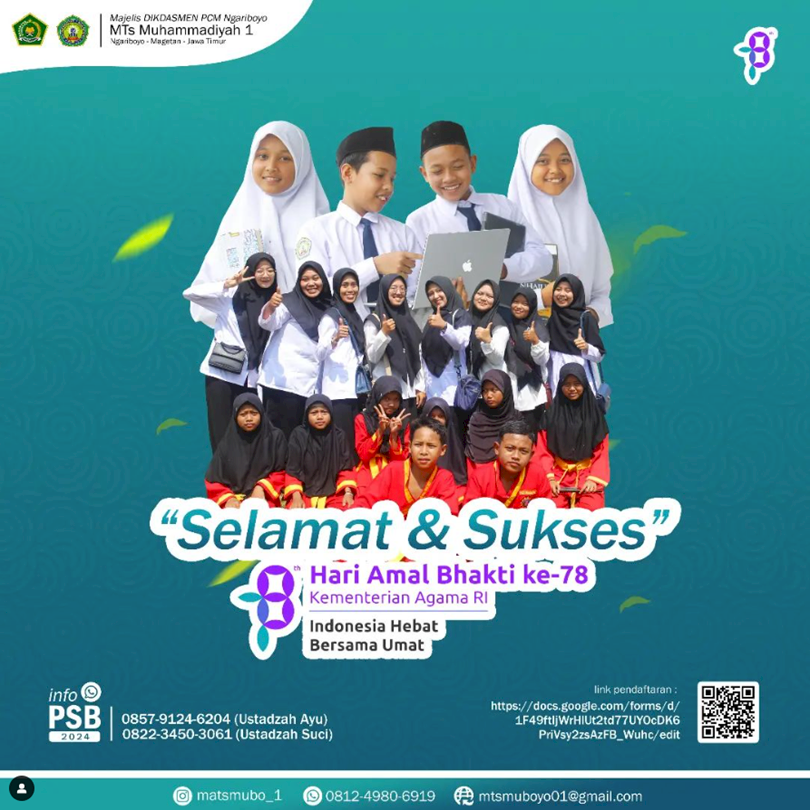 Selamat dan Sukses hari Amal Bhakti ke-78